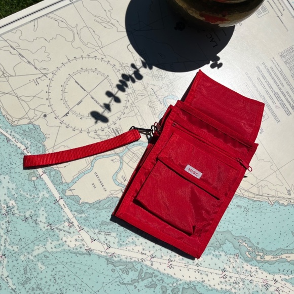 Vintage 90s Mundi Red Wallet / Purse / Organizer - Picture 5 of 6